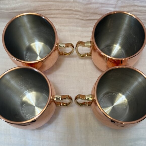 Set of 4 EcoOne Copper Mugs - 16 oz | Moscow Mule Mugs | New - Picture 2 of 15